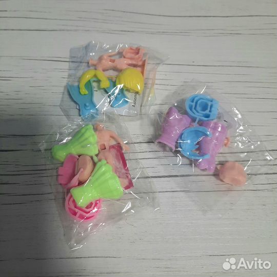 Конструктор, фигурка 3 шт