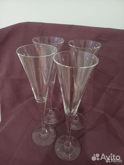 Бокалы фужеры стеклянные 4 шт
