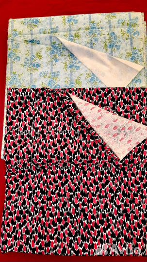 Новая ткань.отрезы шёлк х/б.велюр.из СССР