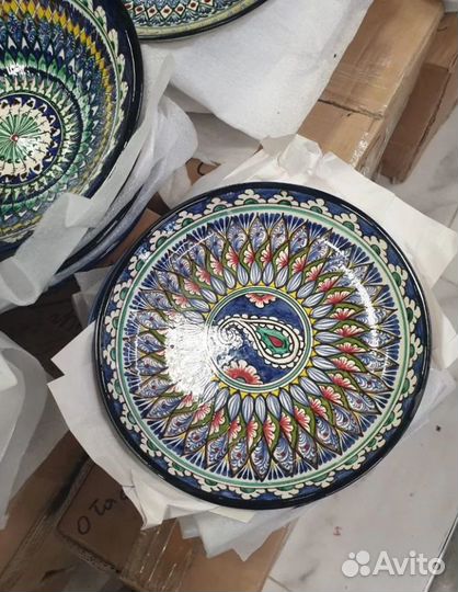 Ляган - Узбекское Керамическое Блюдо, 1 сорт