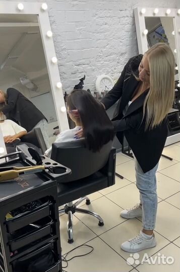 Кератиновое выпрямление/Ботокс/Уход/Полировка