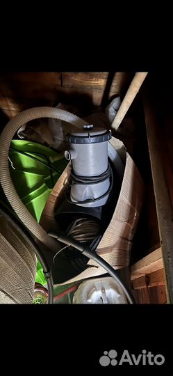 Каркасный бассейн intex круглый 3 м