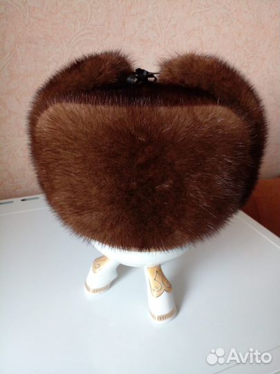 Норковая шапка мужская 58 размер