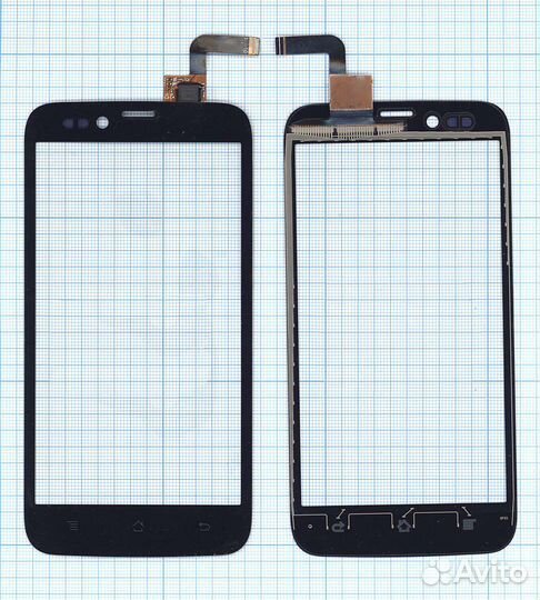 Тачскрин Archos 50 Platinum черный