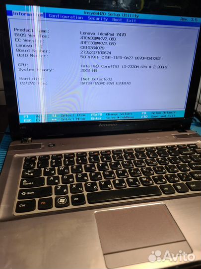 Материнская плата Lenovo Y470 la-6881p