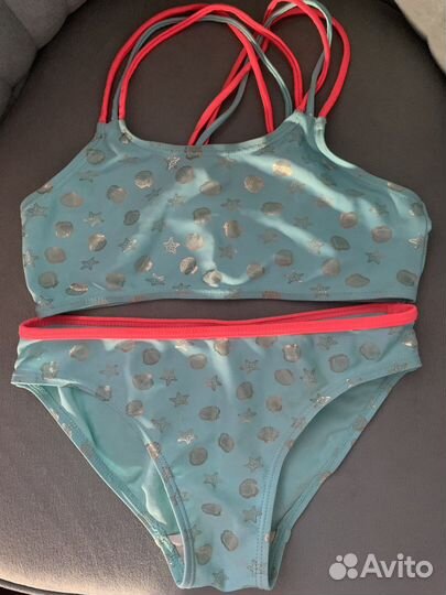 Купальник для девочки 134 + шапочка