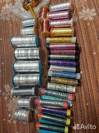 Нитки люрекс