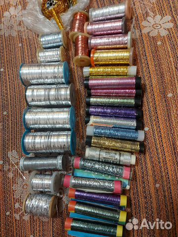 Нитки люрекс