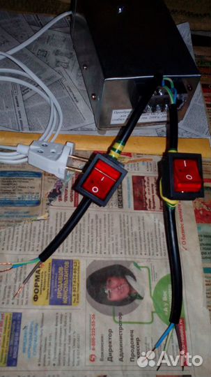 Преобразователь на 2 машинки мсу-200 стабилн.выход