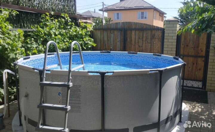 Каркасный бассейн 366 на 122 новый
