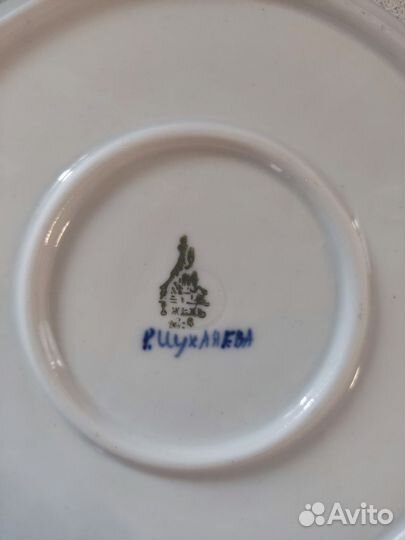 Тарелки гжель