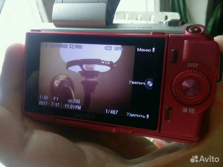 Беззеркалка Sony Nex-3C мануальный объектив 50мм