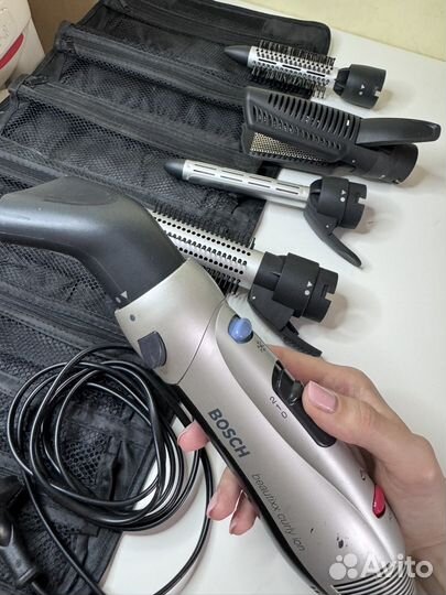 Фен-щетка Bosch PHA 2661 beautixx curly ion