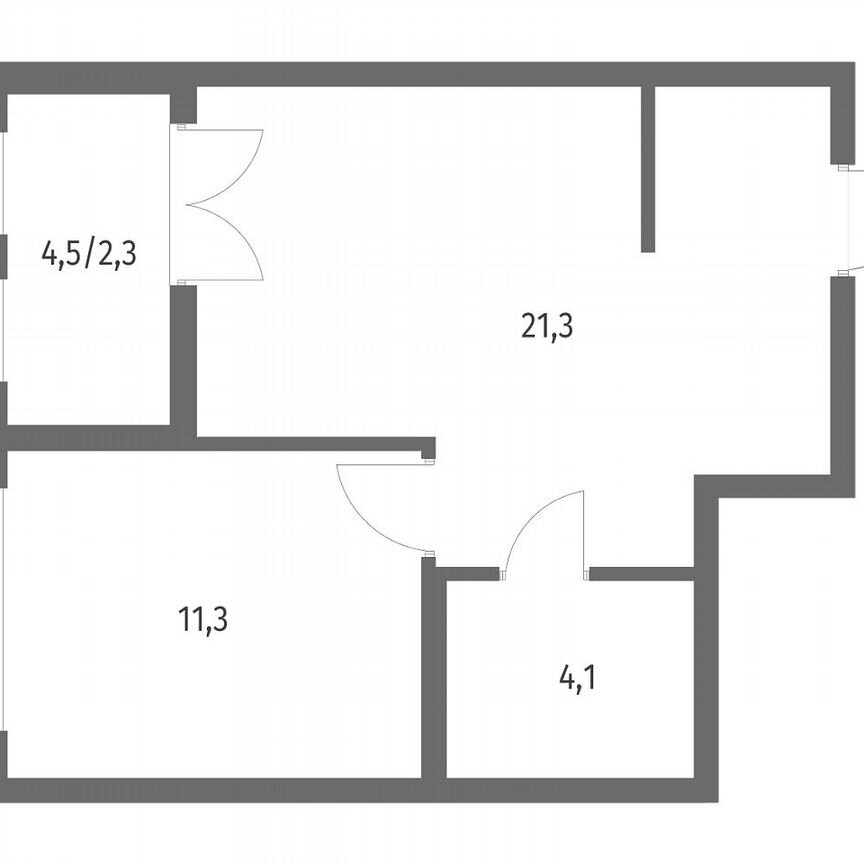 1-к. квартира, 39 м², 7/8 эт.