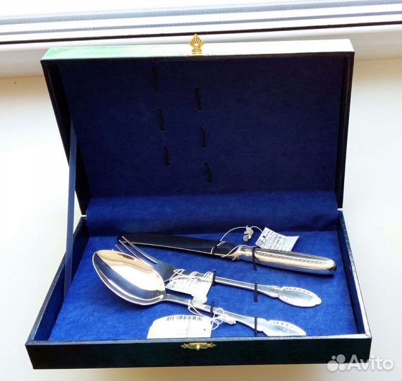 Серебряный столовый набор