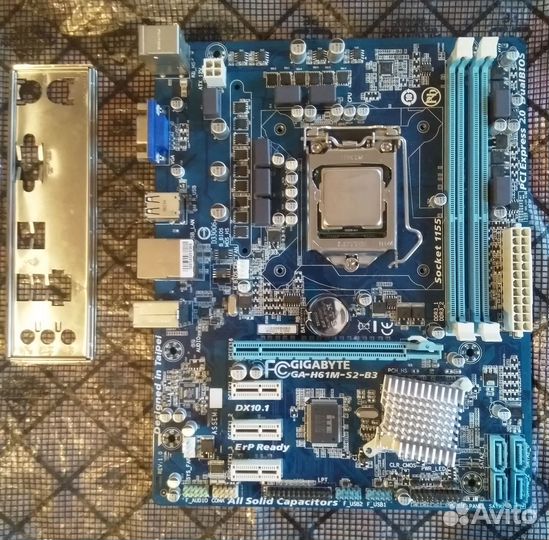 Материнская плата с процессором Intel Xeon E3 1270