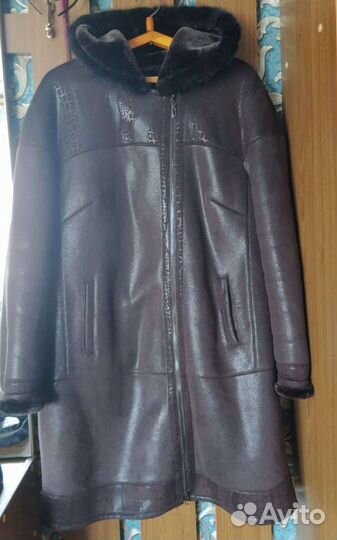 Дубленка с мехом норки