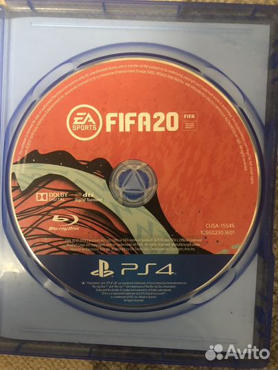Fifa 20 ps4 диск
