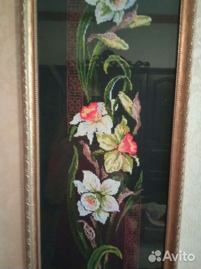 Набор для вышивания крестом(остатки) цена за два