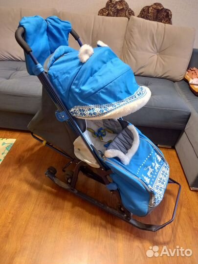 Санки коляска ника 7-2