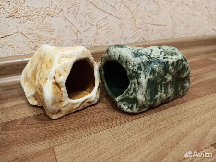 Декор в аквариум(кувшины,гроты-домики)