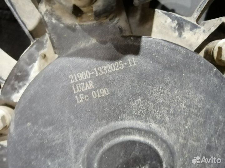 Вентилятор охлаждения радиатора Лада Гранта 2190