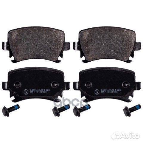 Колодки тормозные дисковые задние (c антискрипн