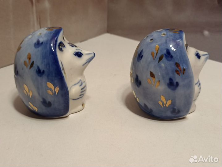 Гжель, Ёжики. Соль и перец