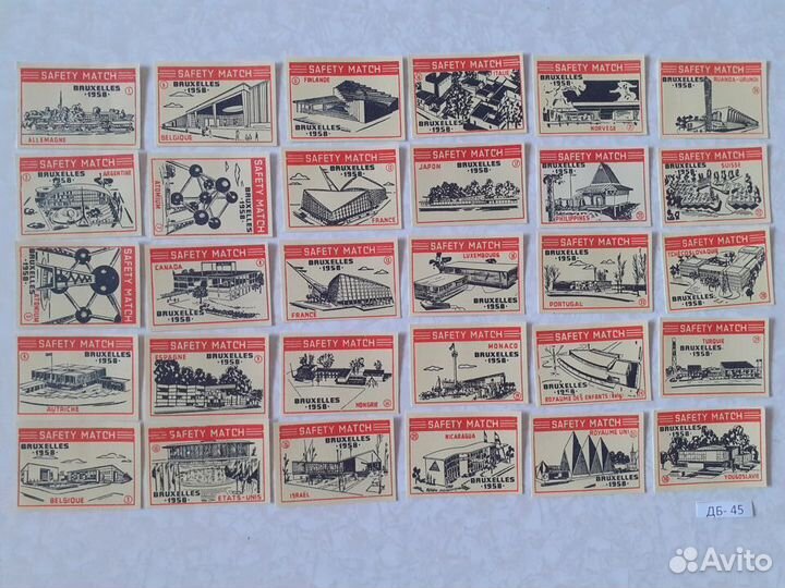 Спичечные этикетки Бельгия коллекция