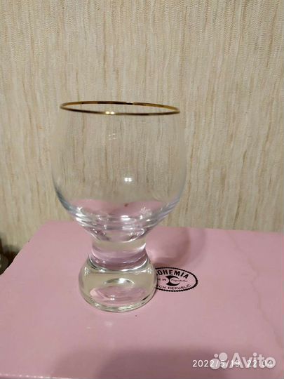 Бокалы Gina Bogemia и стопки IKEA