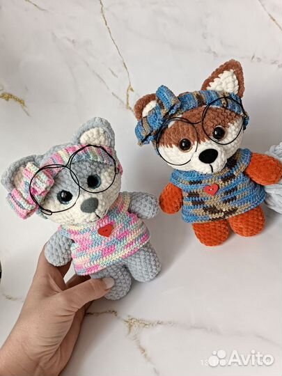 Игрушки сиба ину, пикачу, амонг ас