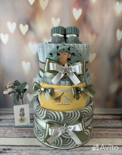 Тортик из памперсов