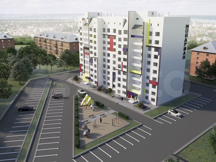 2-к. квартира, 60,2 м², 4/10 эт.