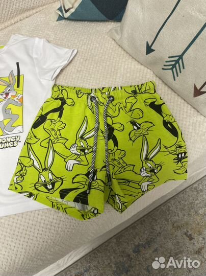 Футболка и шорты Play Today на девочку 116/122