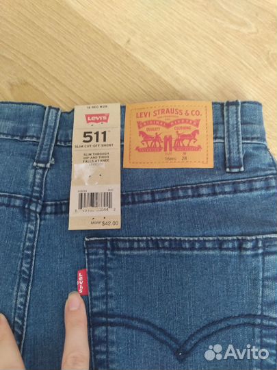 Шорты бермуды Levi's оригинал