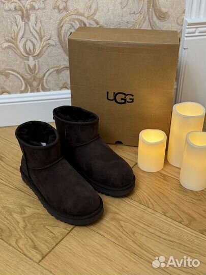 UGG classic mini коричневые