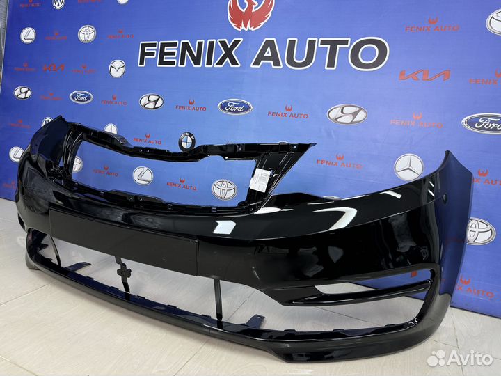 Бампер передний Kia Rio 3 с 15-17 цвет Черный