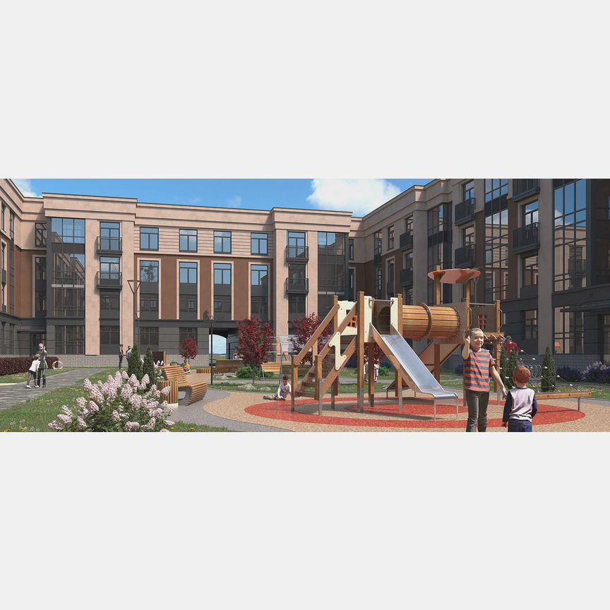 2-к. квартира, 66,5 м², 2/4 эт.