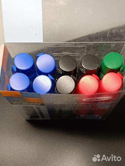 Маркеры в комплекте для белой доски