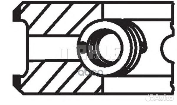 Кольца поршневые 08324N0 Mahle/Knecht