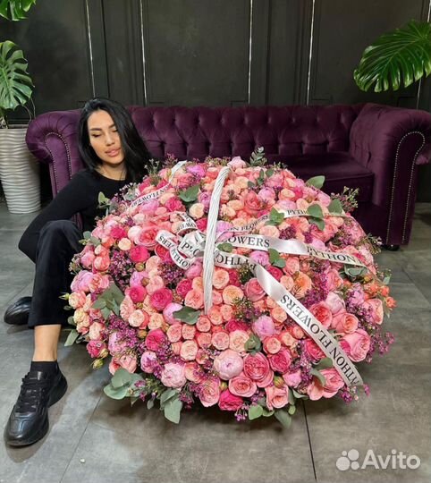 Кустовые пионовидные розы