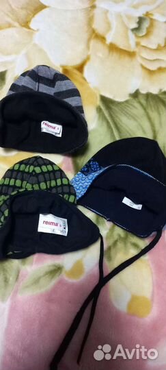 Шапки reima, шлем,много шапок