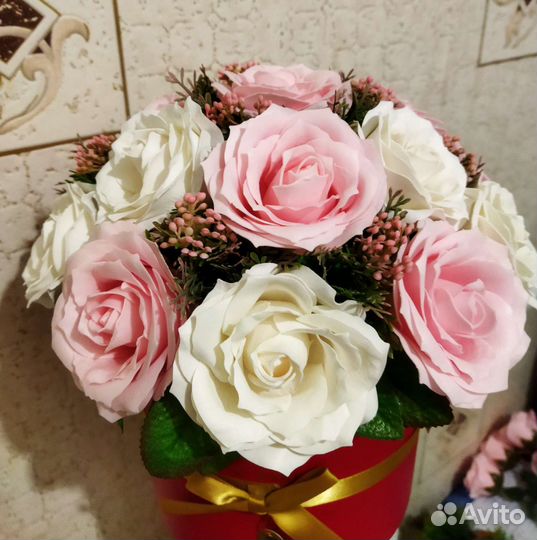 Букет цветов из мыла