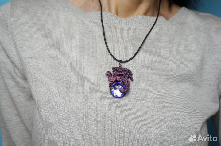 Украшение ручной работы Кулон с Драконом