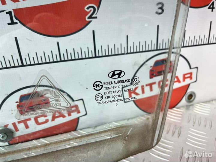 Стекло двери передней левой Hyundai Santa Fe CM