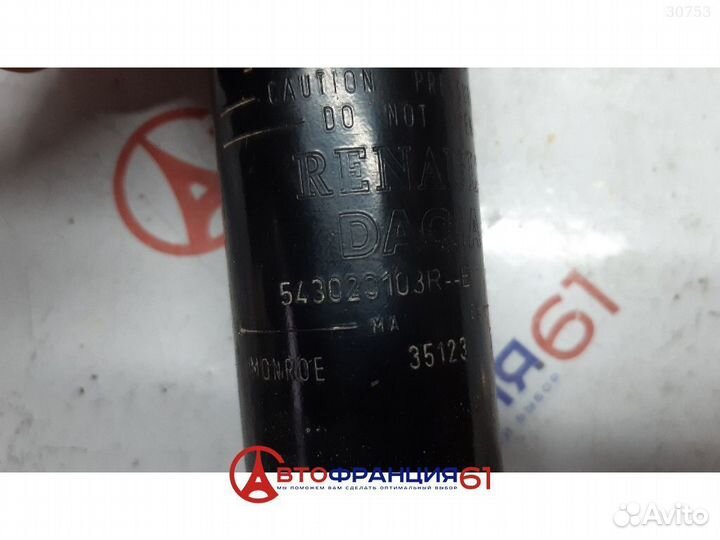 Амортизатор передний, 543020103R renault sandero