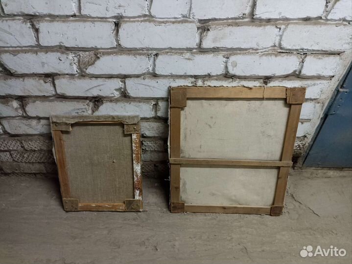 Холст на картоне