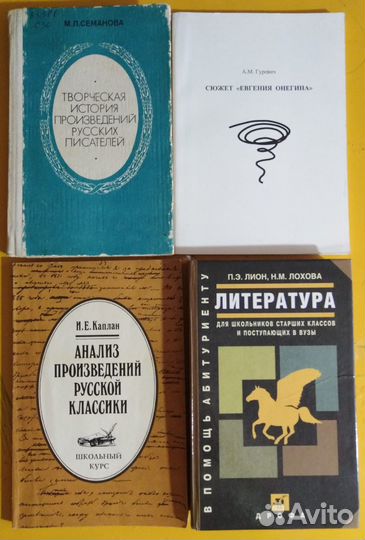 Учебные пособия по русскому языку и литературе