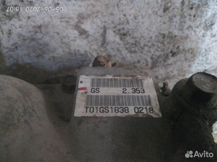 Редуктор заднего моста на Пежо 4007 2010 года