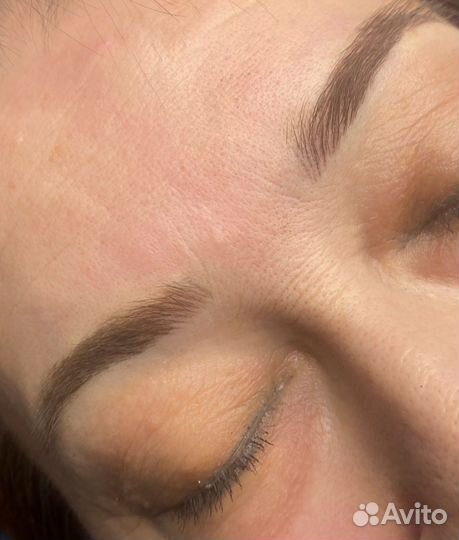 Перманентный макияж.(татуаж) бровей